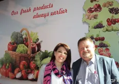 Grezda Lauresha from the Albanian Ministry of Agriculture, and Berthold Wohlleber from GiZ, a German company that supports countries with international trade.