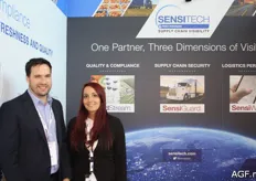 Adam Twiner and his colleague Selene Caragnano from Sensitech.