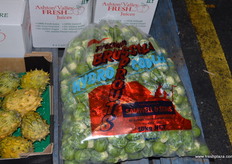 Some large Brussels sprouts from Samwell & sons