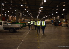 The delegates in the grower's hall, this hall is only for growers with South Australian produce.