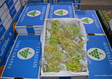 The Australian grapes were late on the market this year.