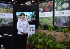 Georgia Megirian with AgXtra who carry out lap research for horticultural crops and help get new products registered.