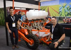 Nathan Thomas and Mark Allot at Kubota tractors AU.