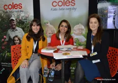 The ladies at Coles - Stacey Sutcliffe, Mansheel Gill and Vanessa Kiel.