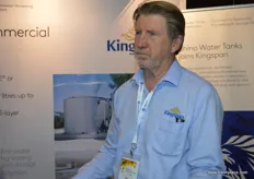 Kingspan manufactures water tanks in Australia for customers worldwide - Ron James.