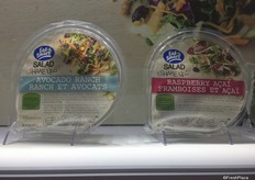 Apio Inc. of Guadalupe, Ca. introduced the Eat Smart Salad Shake Ups, Avocado Ranch Single Serve Salad Kit. The kit’s interior tray doubles as a lockable for easy dressing-and-salad mixing.