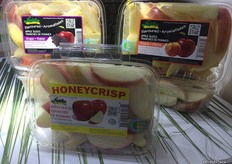 Helping make apples even more portable, these specialty apple slices are featured in Mississauga, Ont.-based Freshline Foods’ expanding brand. The apple slice varieties include the Honey Crisp Apple Wedges as well as peach and grape-flavored slices.