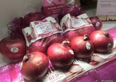 This latest onion, the Honeysuckle Red, from Edinburgh, Tex. is a mild yet sweet red onion.
