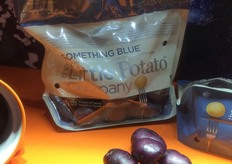 These Something Blue Creamers potato from the Edmonton, Alta.-based company offers a deep color and is convenient (no need to wash or peel it first). delivers striking colour and taste with the convenience of no washing or peeling.