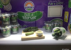 Kits are popular these days and Mastronardi Produce Ltd. displayed this Dill it Yourself™ – Pickle Kit. The Kingsville, Ont.-based company’s kit includes SUNSET Produce cucumbers and spices to create overnight pickles.