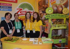 The ladies at Zespri were at the show to promote the Zespri SunGold variety which is still quite new in the UK market. Lorraine Kirby, Jayne Chamberlain, Grace Rishworth and Sarah Morgan.