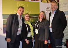 Peter Meadows - The Garden, Maxine Broderick and Esther Ritson Elliott from California Prunes and Ian Forbes, The Garden.