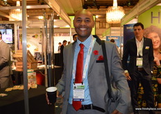 Clayton Swart from South African Table Grape Industry was visiting the London Show.