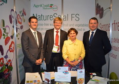 The team from AgriCoat - Craig Edwards, Simon Matthews, Elena Matthews and Robert Round.