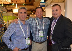 South Africa's Core fruit at the show for the first time - Jean Smith, Julian Fisher and Nico van Steden.