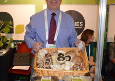 Pearce Donnally from Huges Mushrooms from Northen Ireland, the company are investing in operational growth in the UK.