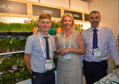 Daniel Hansen and Stephanie and Richard Priestly at Neamelea.