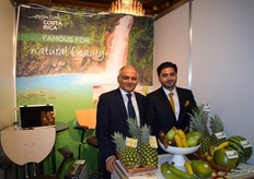 Costa Rica had a representation with its most popular products.