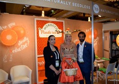 Stand of Nadorcott, the popular late mandarin variety from Morocco.