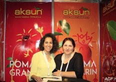 The Turkish company Aksun was there with Esra Soyleyen and Duriye Memisoglu.