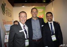 Gary York, Dusty Waldren and Jag Gill from Robinson Fresh.