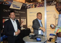 Sensitech with Adam Twiner and Shane Austin and a visitor.