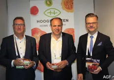 Cooperatie Hoogstraten was there to promote the products from Hoogstraten. On the picture: Luc Bruneel, Paul Van de Mierop (Den Berk Délice) and Jan Engelen.