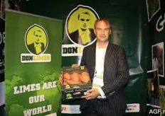 Andreas Schindler from Don Limon with the sweet potatoes. They sell this product since three years now and Don Limon sees a lot of potential.