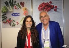 Sherif El Beltagy and Shereen Serry from the Egyptian company Belco.