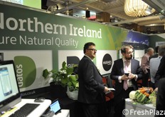 Stand featuring Northern Ireland.