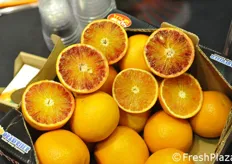 Blood oranges from Sicily (Italy).