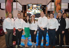 The team of the Wonderful company, promoting pistachios, citrus and pomegranate juice at the show.