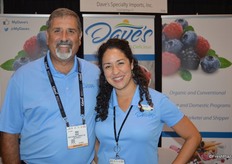 Mike Bowe and Leslie Simmons with Dave's Specialty Imports.