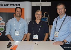 Niels Mulder and Roy Lemmen with Sormac. In the middle is John Clement with North Star Engineered Products.