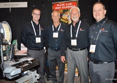 The team of Kwik Lok from left to right: Jordan James, Bruce Cox, Tom Sheffield and Chris Loehman.