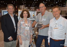 Aaron Rachlin, Joan Rosen, Louis van Waversveld and Bas Groeneweg with PerfoTec.