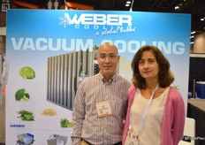 Walk Lau and Sylvia van Uden with Weber Cooling.