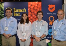 Steve Yubeta, Cristina Tarriba, Oscar Tarriba and Ivan Tarriba with Farmer's Best.