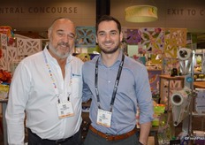 Father and son, Danny and Kito Temkin with Temkin International. The company provides packaging products for many different industries, including fresh produce and floral.
