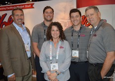 Michael Levis, Jordan Mach, Marsha Verwiebe, Scotty Silvas and Randy Clark with Volm Companies.