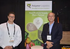 Josh Kling and Fred Heptinstall with Polymer Logistics.