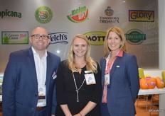 Michael Castagnetto, Liz Erickson and Lara Grossman with Robinson Fresh.