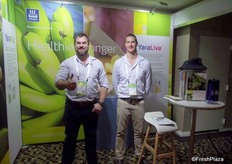 Adam Kirk and Trent Johnson from Yara Australia