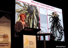 Jenny Cobon was another speaker for the Science Speed Talks, talking about her studies into root health