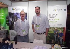 Paul Meredith and Anthony Brick from AustSafe Super