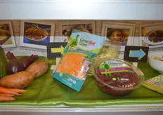 Green Giant ™ Fresh Vegetable Noodle Line: Beet, Butternut Squash, Carrot, Sweet Potato and Zucchini.