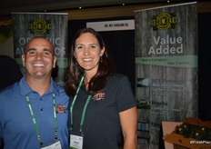 Joseph Jauregui and Jessica Hunter with Del Rey Avocados