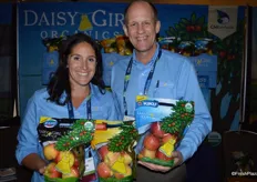 Danelle Huber and George Harter recently joined CMI Orchards. Danelle shows organic Kanzi & Ambrosia apples while George shows organic Kiku apples. By 2020, Kanzi will be the 3rd largest variety in terms of plantings for CMI.