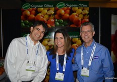 Jose Fu, Julie DeWolf and Christopher Gordon represent Sunkist Growers.