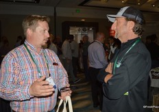 Nathan Dorn is talking with Daryl Wise of Lakeside Organic Gardens.